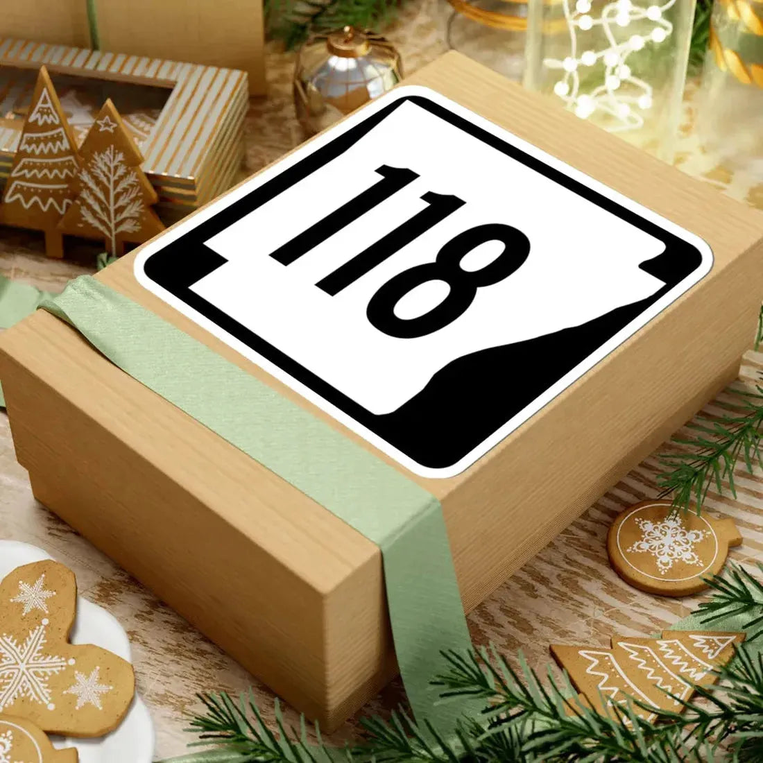 Arkansas 118 1970 (Arkansas) (Road Sign) STICKER Vinyl Kiss-Cut Decal - The Sticker Space