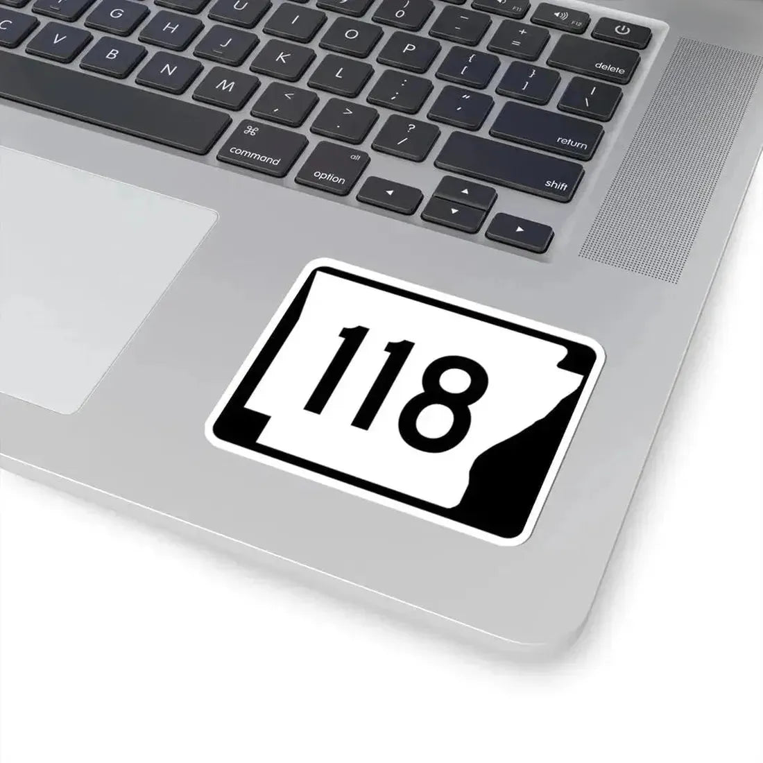 Arkansas 118 (Arkansas) (Road Sign) STICKER Vinyl Kiss-Cut Decal - The Sticker Space