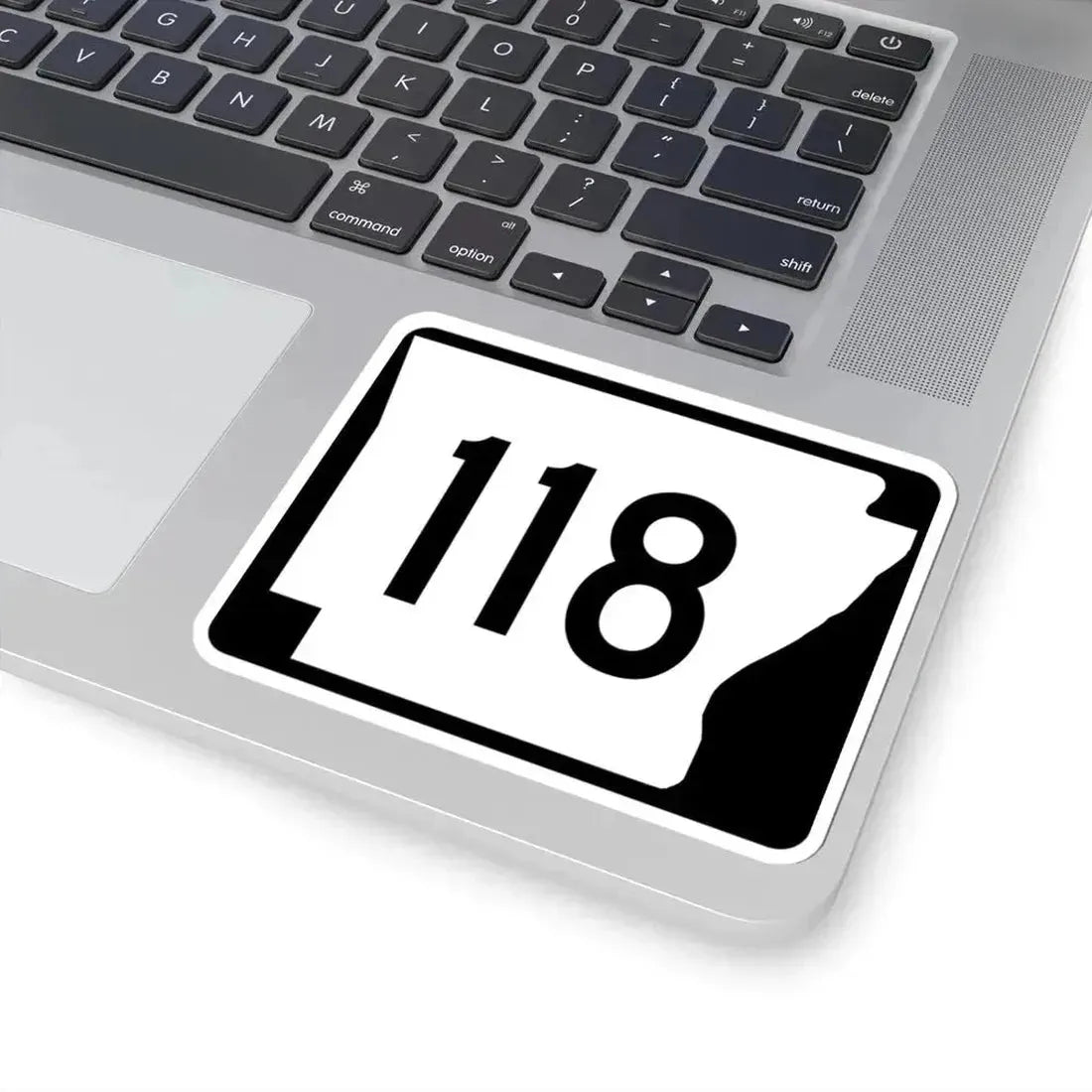 Arkansas 118 (Arkansas) (Road Sign) STICKER Vinyl Kiss-Cut Decal - The Sticker Space
