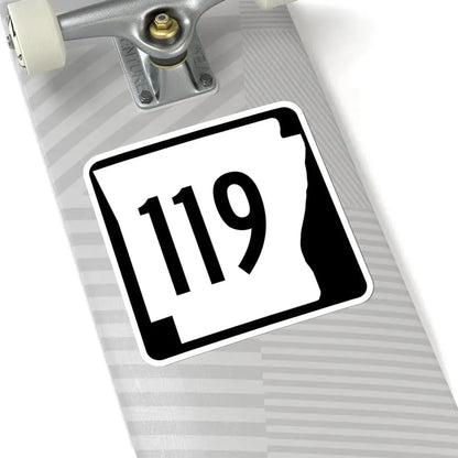 Arkansas 119 1970 (Arkansas) (Road Sign) STICKER Vinyl Kiss-Cut Decal - The Sticker Space