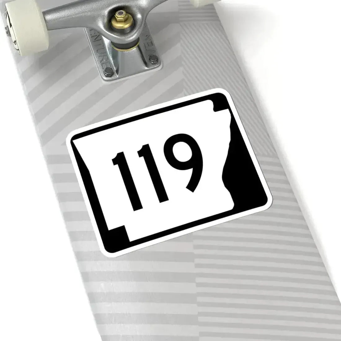 Arkansas 119 (Arkansas) (Road Sign) STICKER Vinyl Kiss-Cut Decal - The Sticker Space