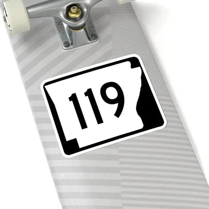 Arkansas 119 (Arkansas) (Road Sign) STICKER Vinyl Kiss-Cut Decal - The Sticker Space