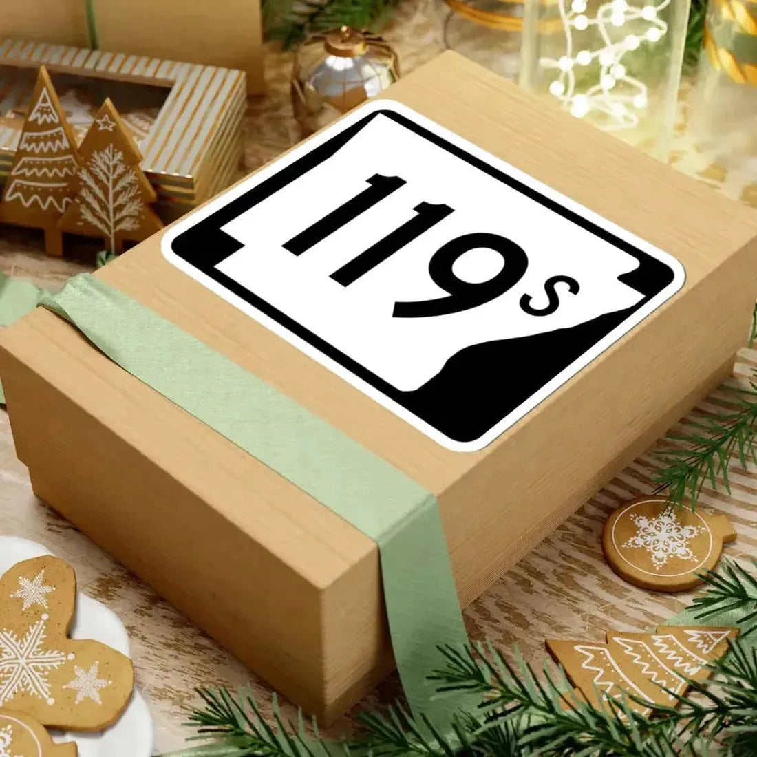 Arkansas 119S (Arkansas) (Road Sign) STICKER Vinyl Kiss-Cut Decal - The Sticker Space