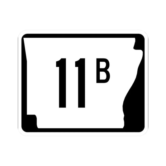 Arkansas 11B (Arkansas) (Road Sign) STICKER Vinyl Kiss-Cut Decal 2 Inch White - The Sticker Space
