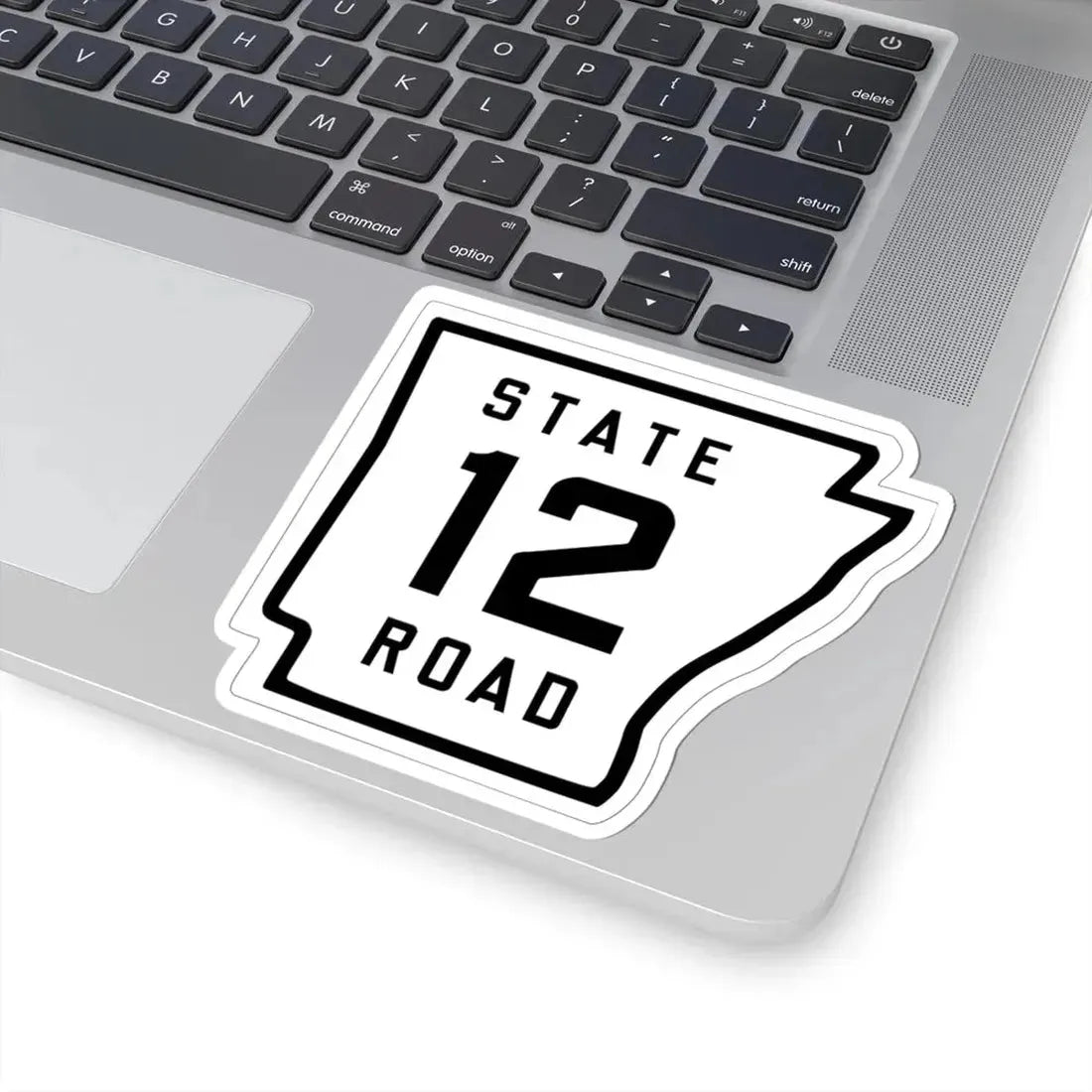 Arkansas 12 1926 (Arkansas) (Road Sign) STICKER Vinyl Kiss-Cut Decal - The Sticker Space