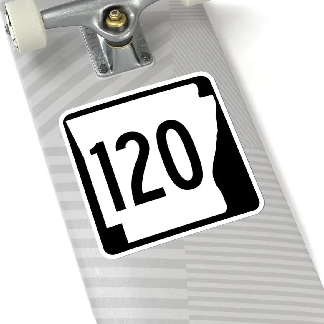 Arkansas 120 1970 (Arkansas) (Road Sign) STICKER Vinyl Kiss-Cut Decal - The Sticker Space