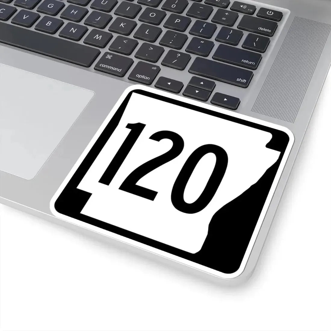 Arkansas 120 1970 (Arkansas) (Road Sign) STICKER Vinyl Kiss-Cut Decal - The Sticker Space