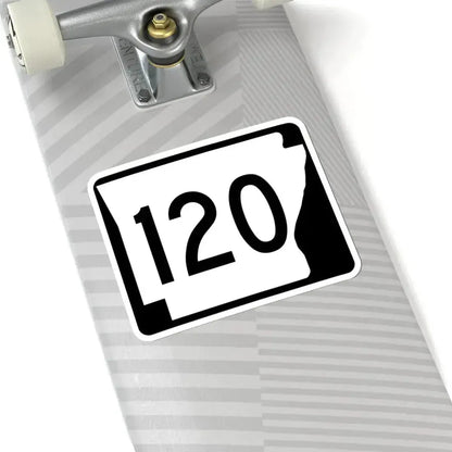 Arkansas 120 (Arkansas) (Road Sign) STICKER Vinyl Kiss-Cut Decal - The Sticker Space