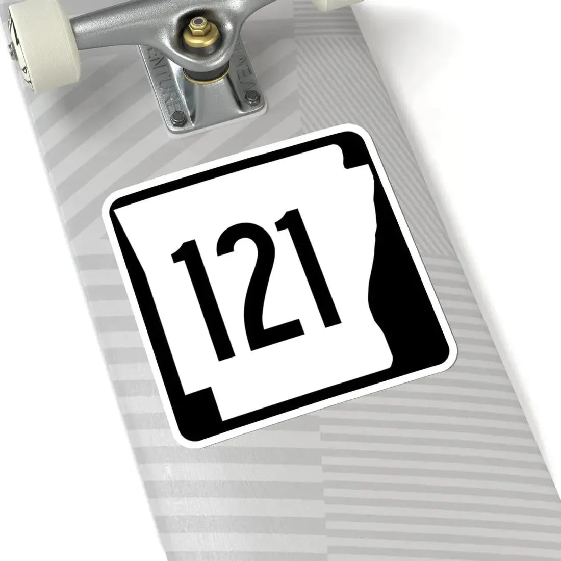 Arkansas 121 1970 (Arkansas) (Road Sign) STICKER Vinyl Kiss-Cut Decal - The Sticker Space