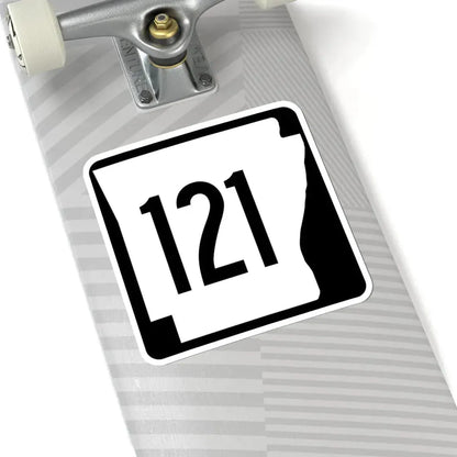 Arkansas 121 1970 (Arkansas) (Road Sign) STICKER Vinyl Kiss-Cut Decal - The Sticker Space