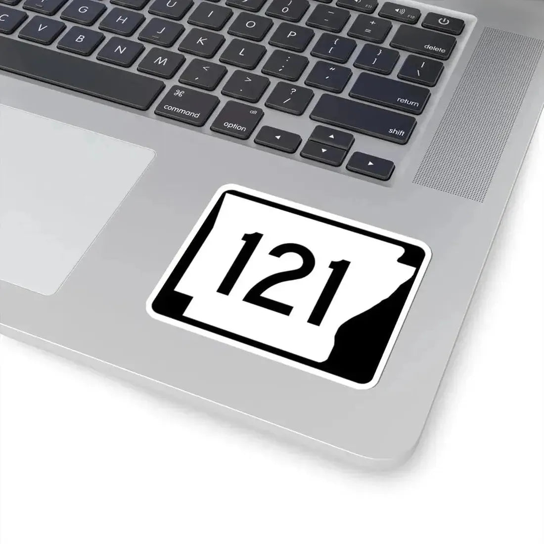 Arkansas 121 (Arkansas) (Road Sign) STICKER Vinyl Kiss-Cut Decal - The Sticker Space