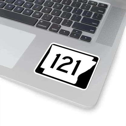Arkansas 121 (Arkansas) (Road Sign) STICKER Vinyl Kiss-Cut Decal - The Sticker Space