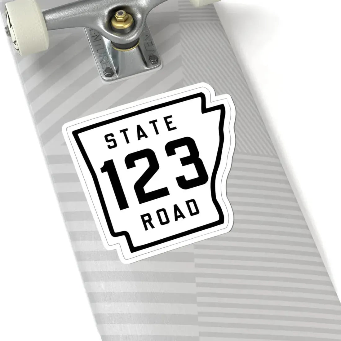 Arkansas 123 1926 (Arkansas) (Road Sign) STICKER Vinyl Kiss-Cut Decal - The Sticker Space