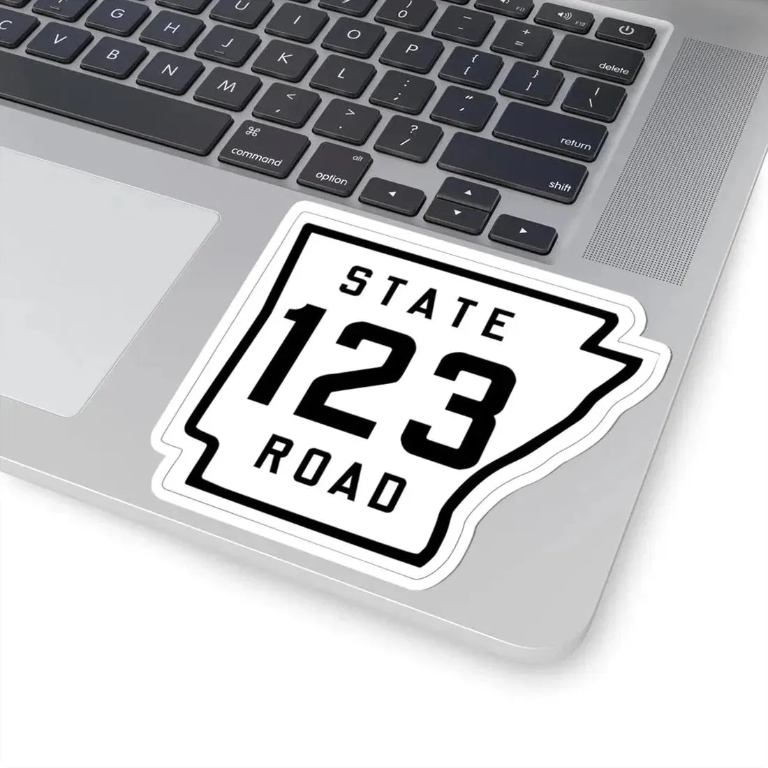 Arkansas 123 1926 (Arkansas) (Road Sign) STICKER Vinyl Kiss-Cut Decal - The Sticker Space
