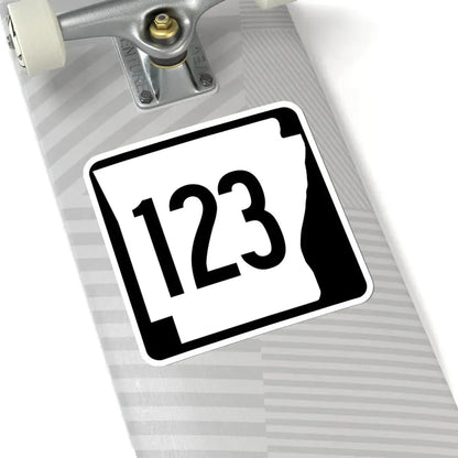 Arkansas 123 1970 (Arkansas) (Road Sign) STICKER Vinyl Kiss-Cut Decal - The Sticker Space