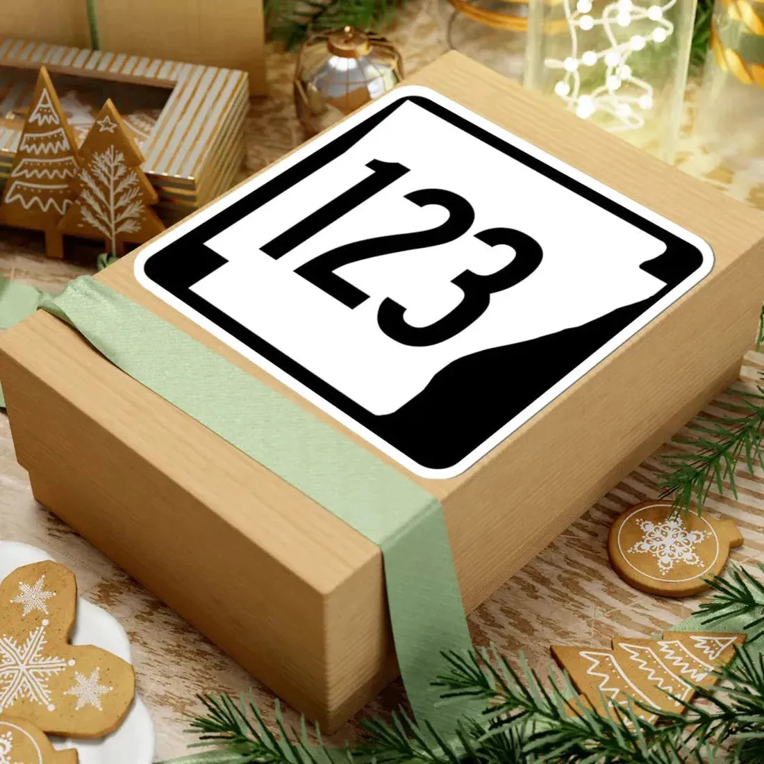 Arkansas 123 1970 (Arkansas) (Road Sign) STICKER Vinyl Kiss-Cut Decal - The Sticker Space