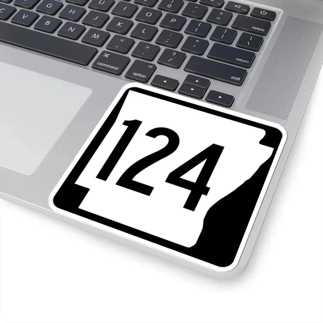 Arkansas 124 1970 (Arkansas) (Road Sign) STICKER Vinyl Kiss-Cut Decal - The Sticker Space