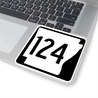 Arkansas 124 1970 (Arkansas) (Road Sign) STICKER Vinyl Kiss-Cut Decal - The Sticker Space