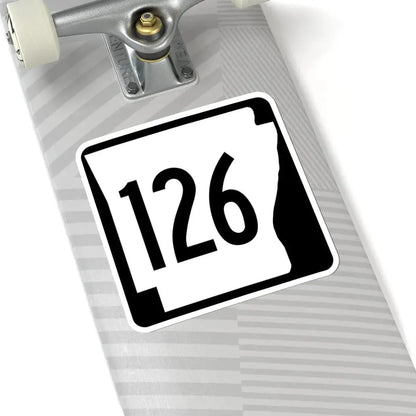 Arkansas 126 1970 (Arkansas) (Road Sign) STICKER Vinyl Kiss-Cut Decal - The Sticker Space