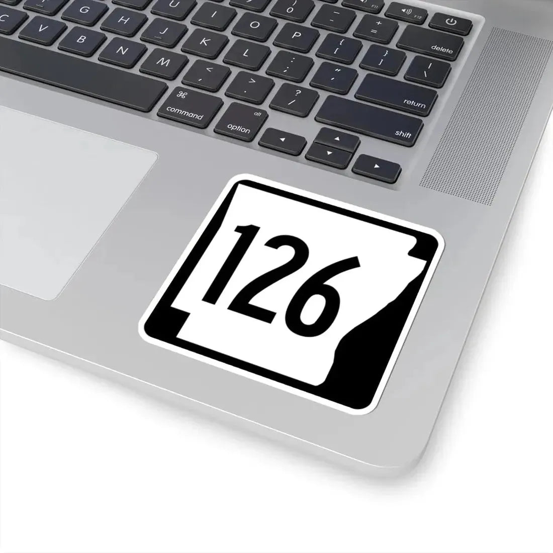 Arkansas 126 1970 (Arkansas) (Road Sign) STICKER Vinyl Kiss-Cut Decal - The Sticker Space