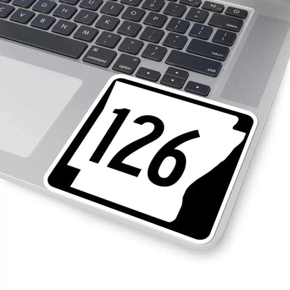 Arkansas 126 1970 (Arkansas) (Road Sign) STICKER Vinyl Kiss-Cut Decal - The Sticker Space