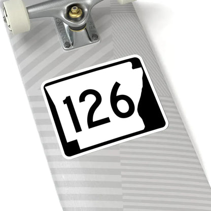 Arkansas 126 (Arkansas) (Road Sign) STICKER Vinyl Kiss-Cut Decal - The Sticker Space