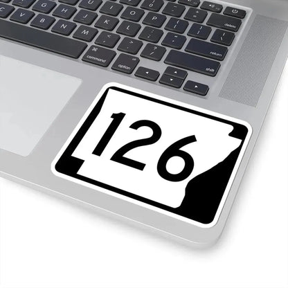 Arkansas 126 (Arkansas) (Road Sign) STICKER Vinyl Kiss-Cut Decal - The Sticker Space