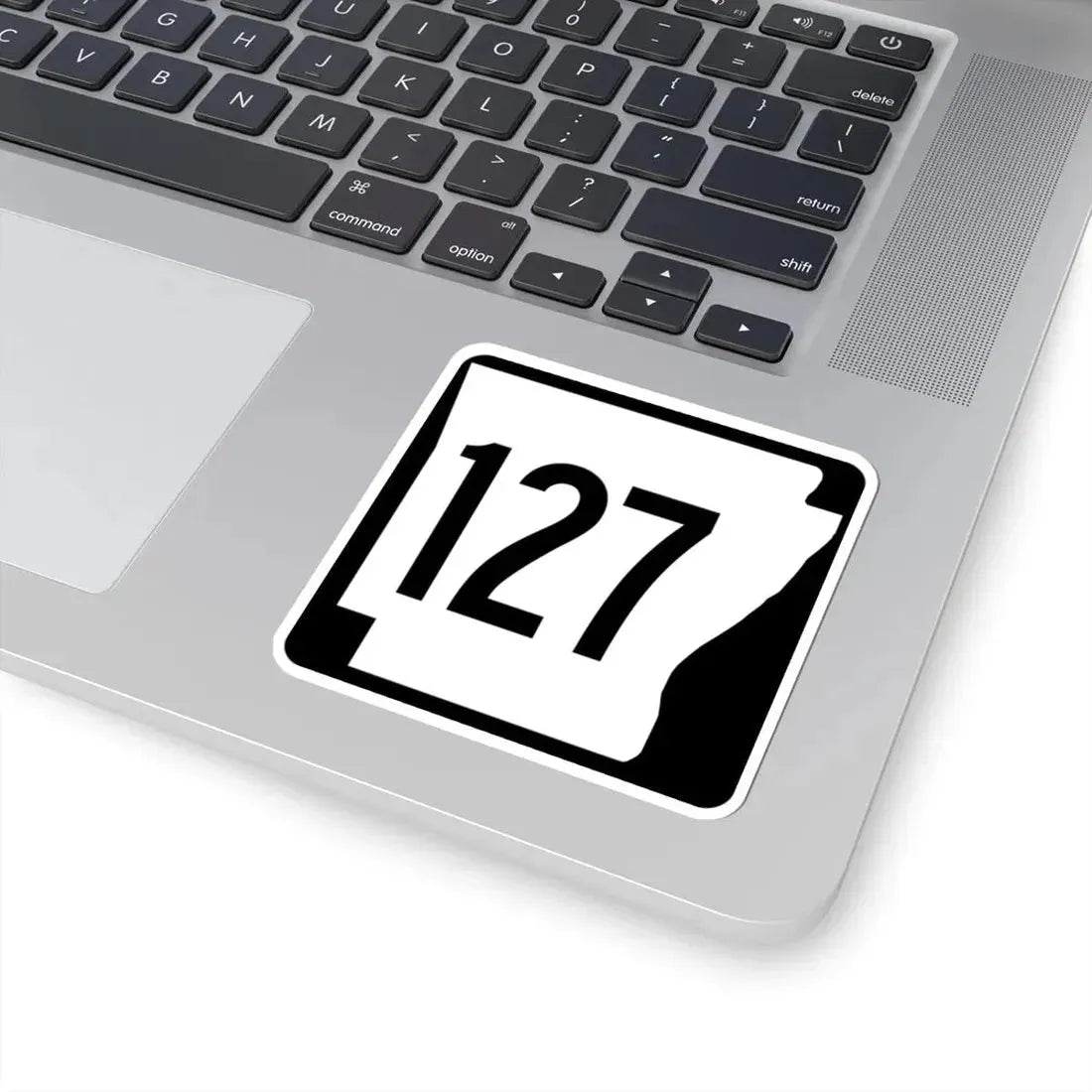 Arkansas 127 1970 (Arkansas) (Road Sign) STICKER Vinyl Kiss-Cut Decal - The Sticker Space