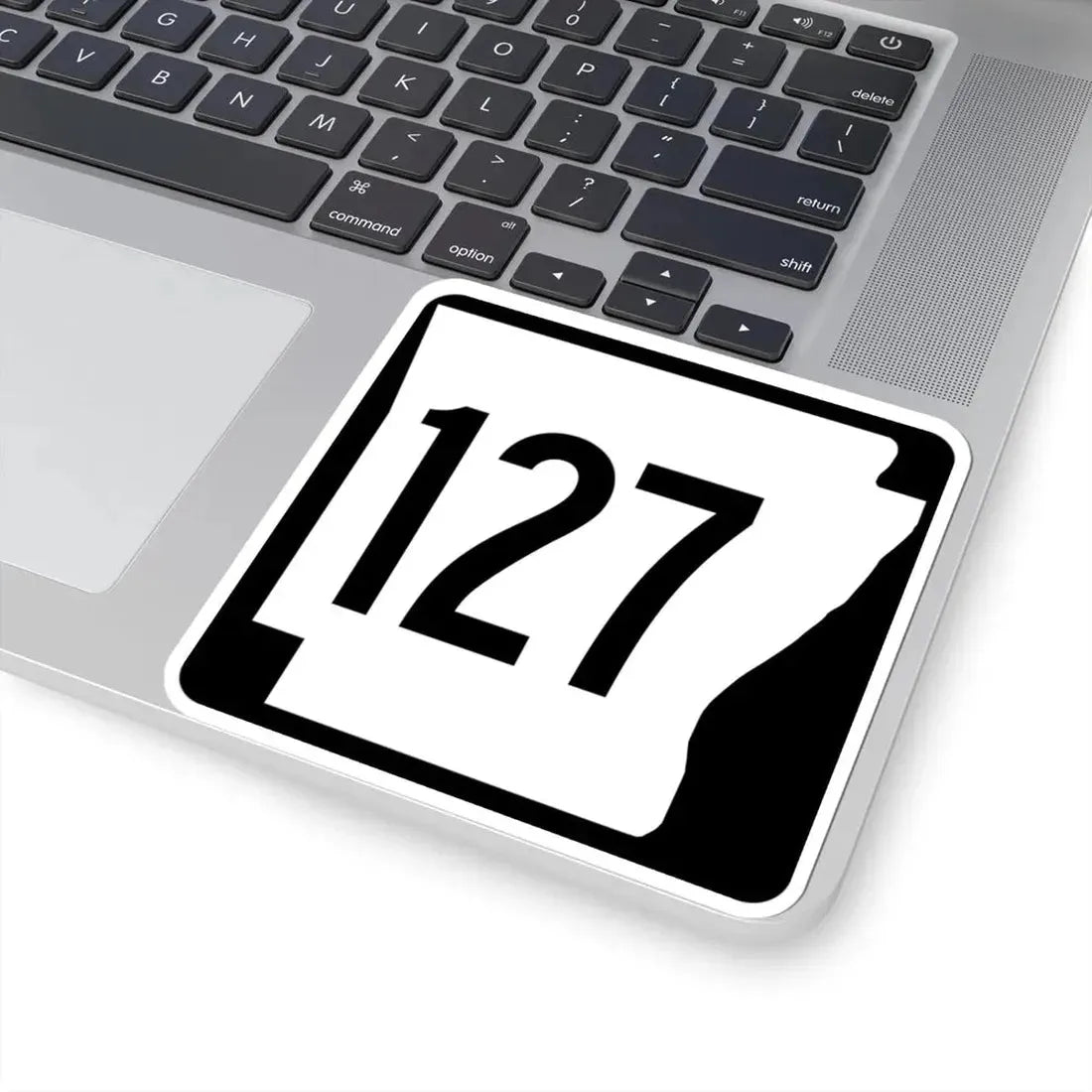 Arkansas 127 1970 (Arkansas) (Road Sign) STICKER Vinyl Kiss-Cut Decal - The Sticker Space