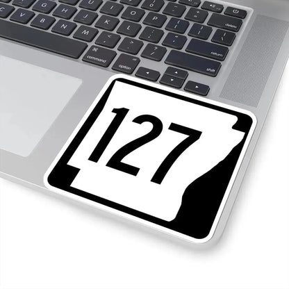 Arkansas 127 1970 (Arkansas) (Road Sign) STICKER Vinyl Kiss-Cut Decal - The Sticker Space