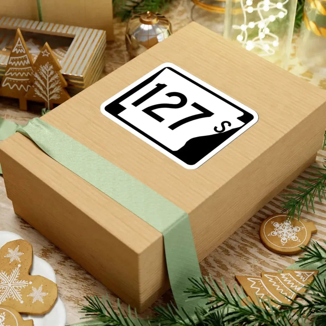 Arkansas 127S (Arkansas) (Road Sign) STICKER Vinyl Kiss-Cut Decal - The Sticker Space