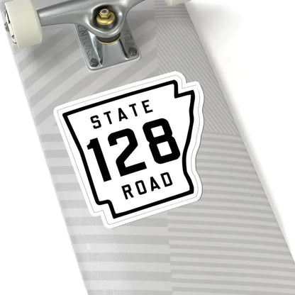 Arkansas 128 1926 (Arkansas) (Road Sign) STICKER Vinyl Kiss-Cut Decal - The Sticker Space