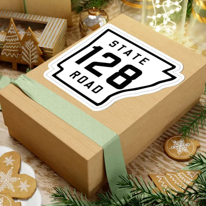 Arkansas 128 1926 (Arkansas) (Road Sign) STICKER Vinyl Kiss-Cut Decal - The Sticker Space