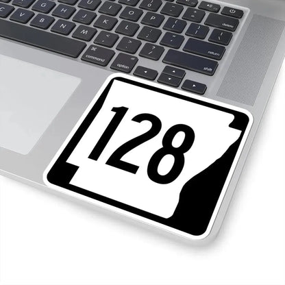 Arkansas 128 1970 (Arkansas) (Road Sign) STICKER Vinyl Kiss-Cut Decal - The Sticker Space