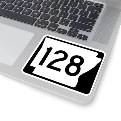Arkansas 128 (Arkansas) (Road Sign) STICKER Vinyl Kiss-Cut Decal - The Sticker Space