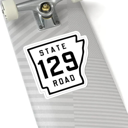 Arkansas 129 1926 (Arkansas) (Road Sign) STICKER Vinyl Kiss-Cut Decal - The Sticker Space