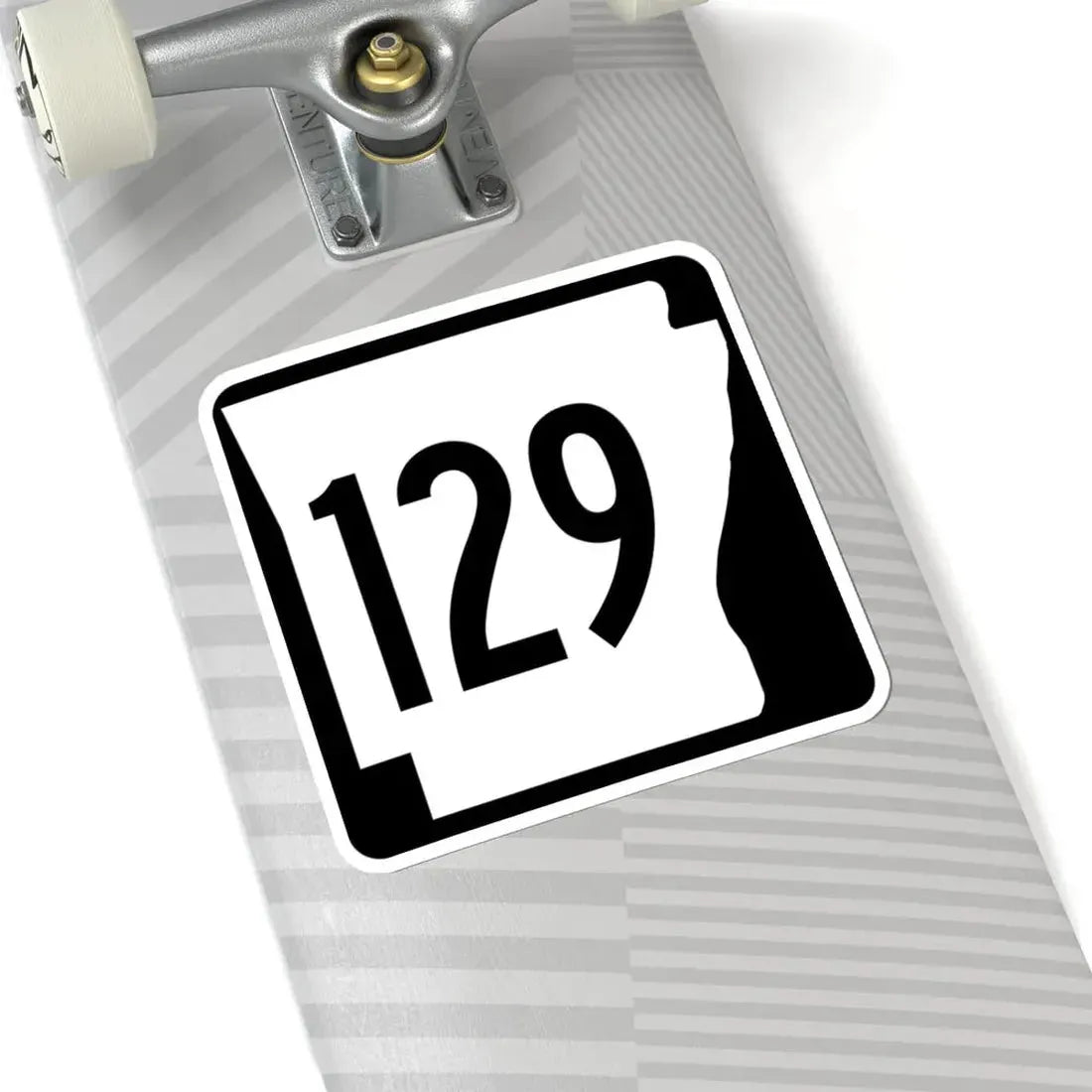 Arkansas 129 1970 (Arkansas) (Road Sign) STICKER Vinyl Kiss-Cut Decal - The Sticker Space