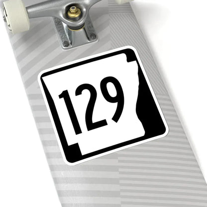Arkansas 129 1970 (Arkansas) (Road Sign) STICKER Vinyl Kiss-Cut Decal - The Sticker Space