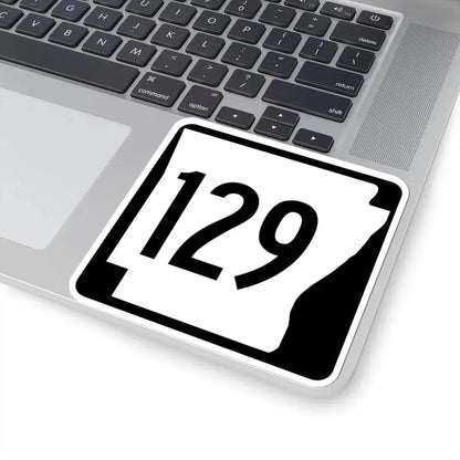 Arkansas 129 1970 (Arkansas) (Road Sign) STICKER Vinyl Kiss-Cut Decal - The Sticker Space