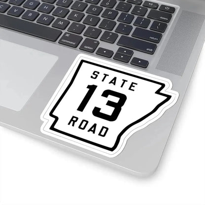 Arkansas 13 1926 (Arkansas) (Road Sign) STICKER Vinyl Kiss-Cut Decal - The Sticker Space