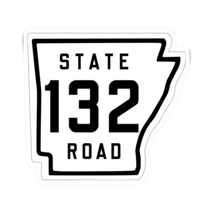 Arkansas 132 1926 (Arkansas) (Road Sign) STICKER Vinyl Kiss-Cut Decal 2 Inch White - The Sticker Space