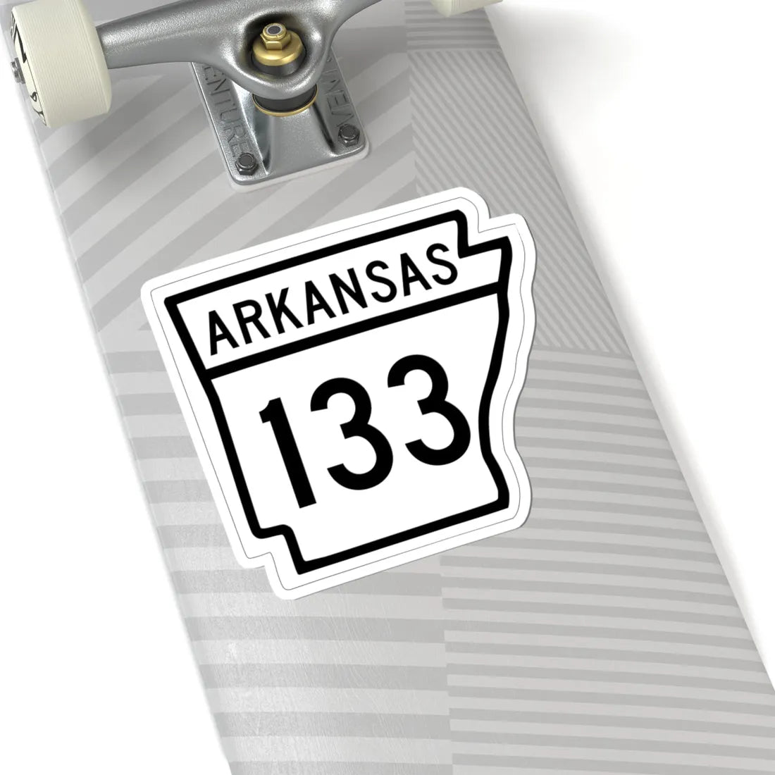 Arkansas 133 1948 (Arkansas) (Road Sign) STICKER Vinyl Kiss-Cut Decal - The Sticker Space