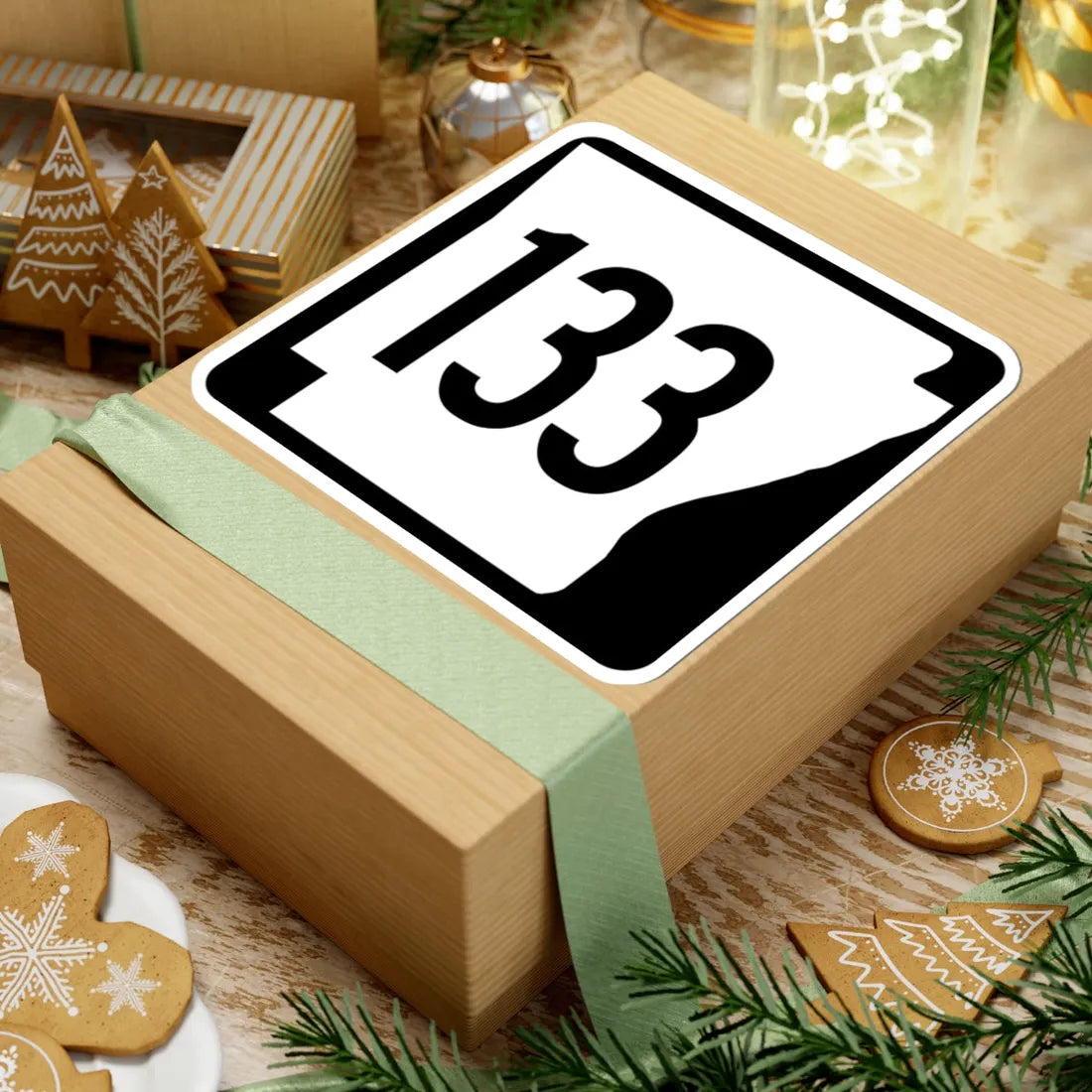 Arkansas 133 1970 (Arkansas) (Road Sign) STICKER Vinyl Kiss-Cut Decal - The Sticker Space