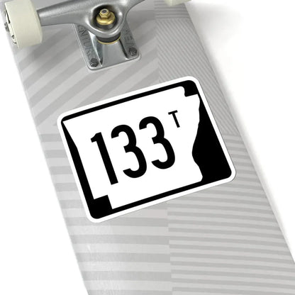 Arkansas 133T (Arkansas) (Road Sign) STICKER Vinyl Kiss-Cut Decal - The Sticker Space