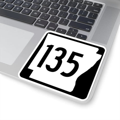 Arkansas 135 1970 (Arkansas) (Road Sign) STICKER Vinyl Kiss-Cut Decal - The Sticker Space