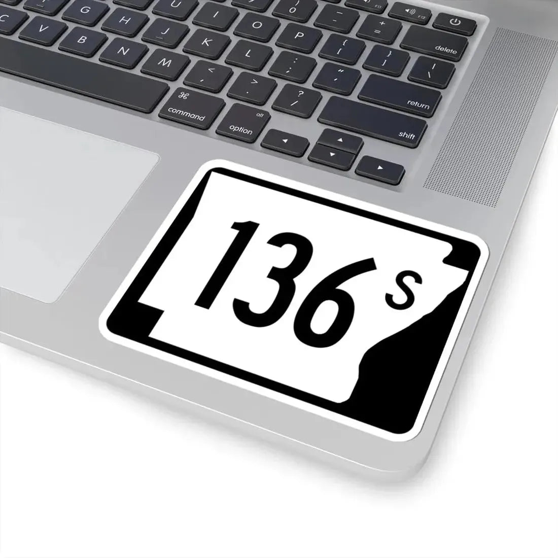 Arkansas 136S (Arkansas) (Road Sign) STICKER Vinyl Kiss-Cut Decal - The Sticker Space