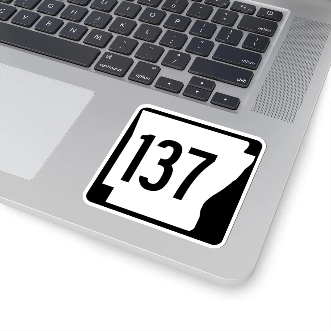 Arkansas 137 1970 (Arkansas) (Road Sign) STICKER Vinyl Kiss-Cut Decal - The Sticker Space