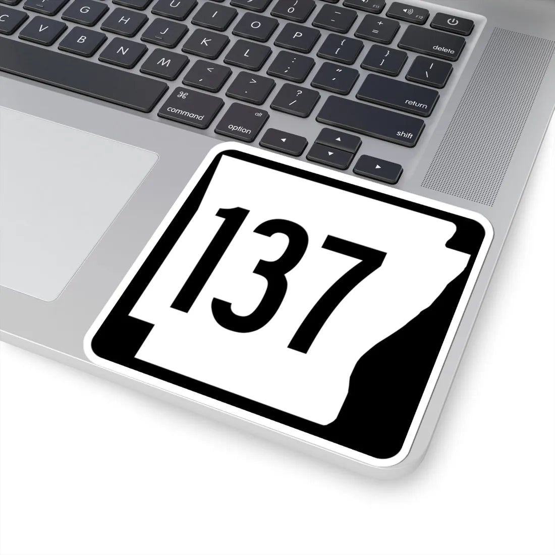 Arkansas 137 1970 (Arkansas) (Road Sign) STICKER Vinyl Kiss-Cut Decal - The Sticker Space