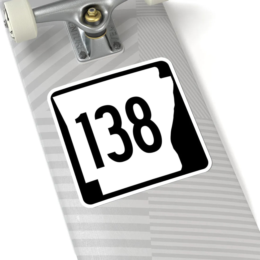 Arkansas 138 1970 (Arkansas) (Road Sign) STICKER Vinyl Kiss-Cut Decal - The Sticker Space