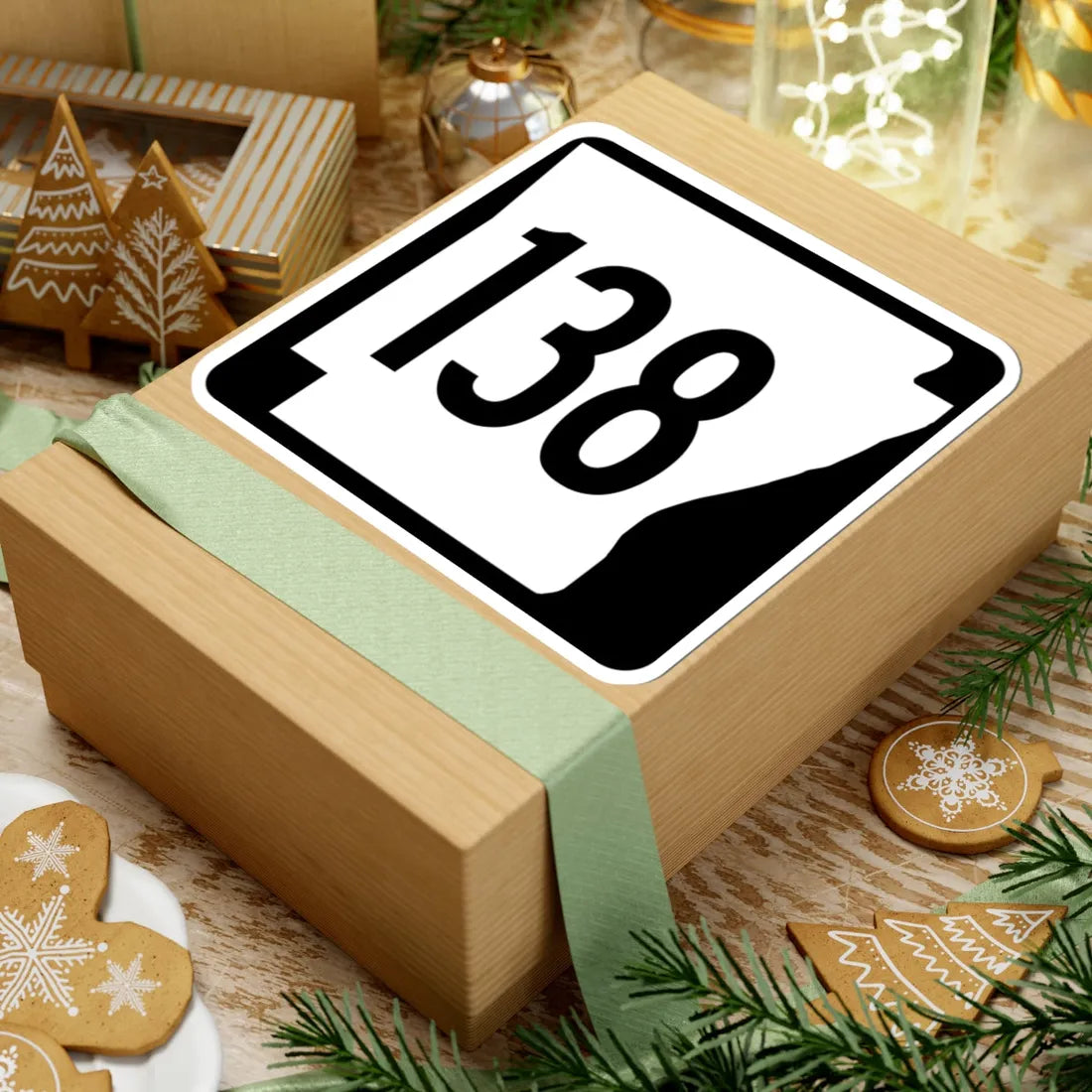 Arkansas 138 1970 (Arkansas) (Road Sign) STICKER Vinyl Kiss-Cut Decal - The Sticker Space